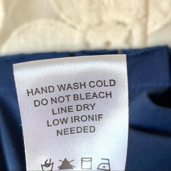 ALTAR’D STATE  Navy Floral Lace Pleated Dress—XS - Picture 11 of 14